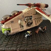 Thumbnail for Building Blocks Star Wars MOC Republic Gunship Cruiser Bricks Toy 05041 - 11