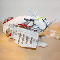 Thumbnail for Building Blocks Star Wars MOC Republic Gunship Cruiser Bricks Toy 05041 - 20