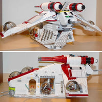 Thumbnail for Building Blocks Star Wars MOC Republic Gunship Cruiser Bricks Toy 05041 - 19