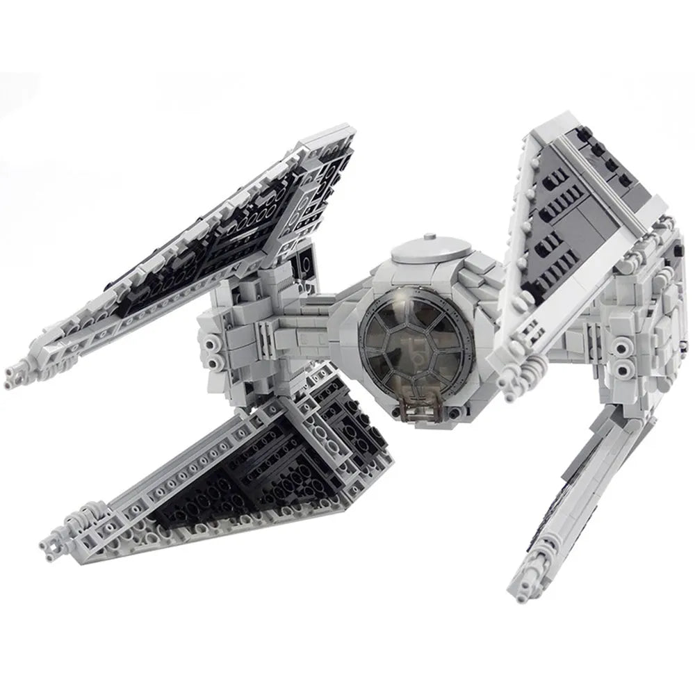 Building Blocks Star Wars MOC Custom Space Interceptor Bricks Toy Construction Set Toys - 1
