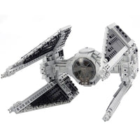 Thumbnail for Building Blocks Star Wars MOC Custom Space Interceptor Bricks Toy Construction Set Toys - 1