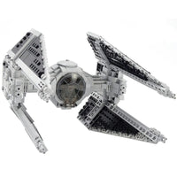 Thumbnail for Building Blocks Star Wars MOC Custom Space Interceptor Bricks Toy Construction Set Toys - 3