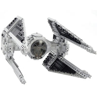 Thumbnail for Building Blocks Star Wars MOC Custom Space Interceptor Bricks Toy - 3