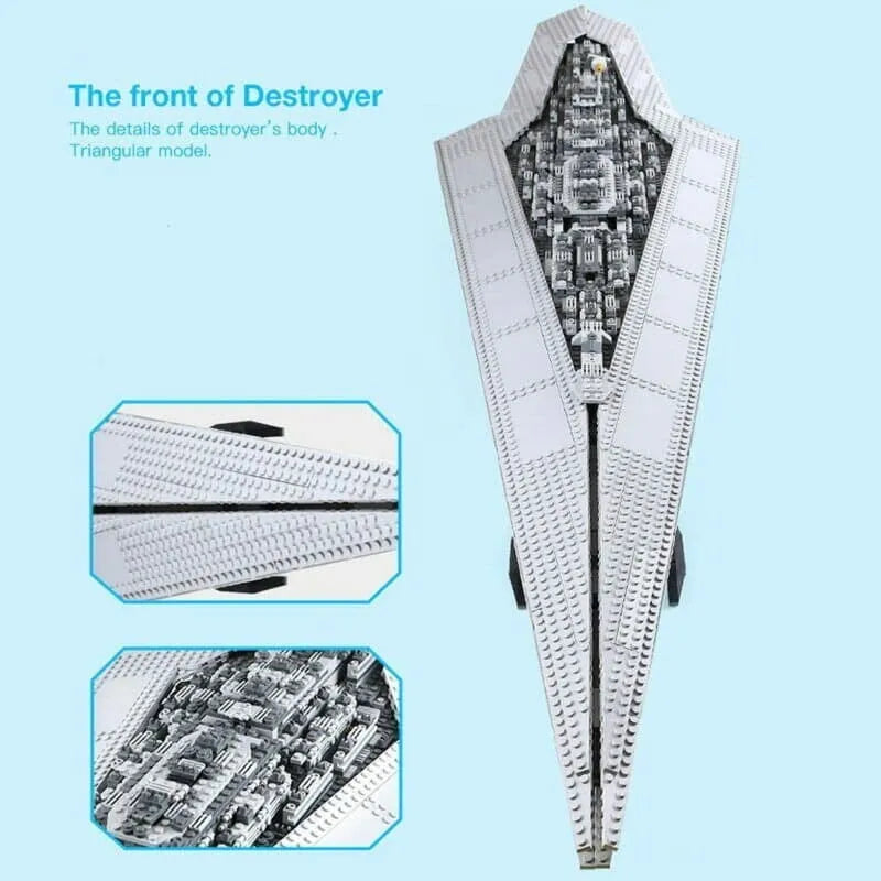 Building Blocks Star Wars MOC Super Destroyer Bricks Toys 05028 - 7