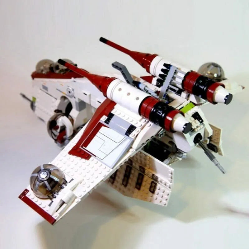 Building Blocks Star Wars MOC The Republic Cruiser Gunship Bricks Toys EU Construction Set Toys - 9