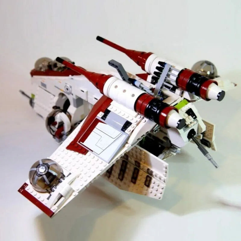 Building Blocks Star Wars MOC The Republic Cruiser Gunship Bricks Toys EU - 9