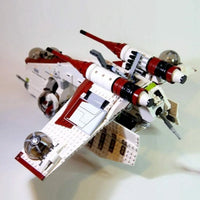 Thumbnail for Building Blocks Star Wars MOC The Republic Cruiser Gunship Bricks Toys EU Construction Set Toys - 9