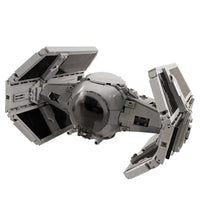 Thumbnail for Building Blocks Star Wars Custom MOC Tie Fighter Bricks Toy 14383 - 2