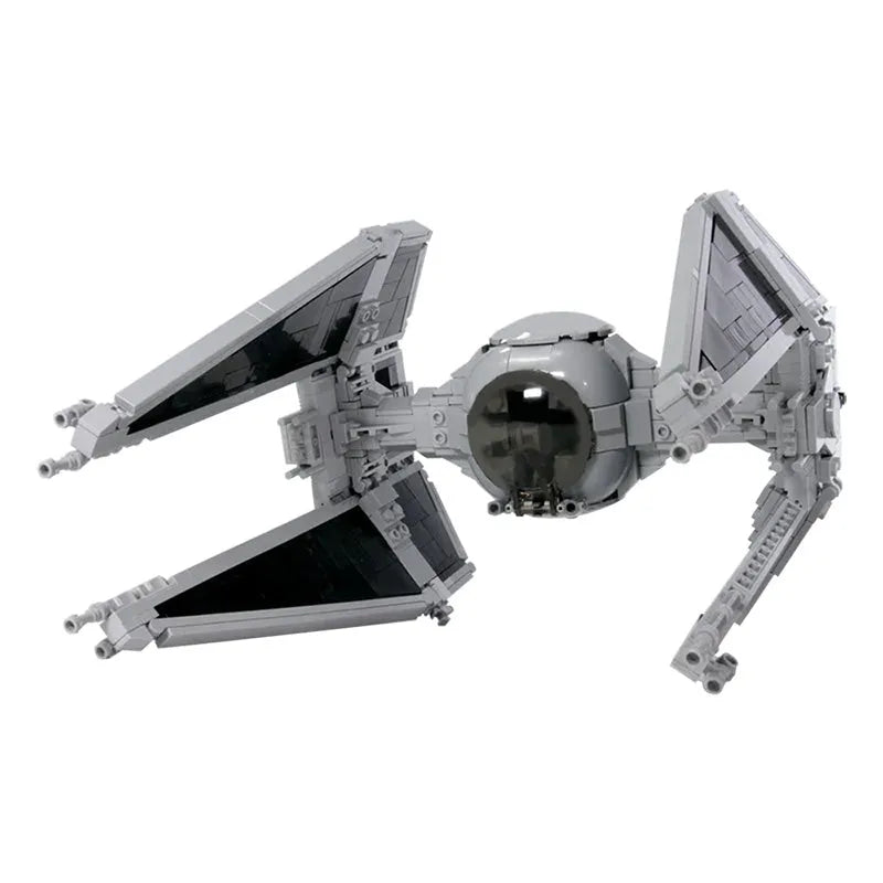 Building Blocks Star Wars Custom MOC TIE Fighter Interceptor Bricks Toy - 1
