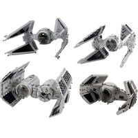 Thumbnail for Building Blocks Star Wars Custom MOC TIE Fighter Interceptor Bricks Toy - 4