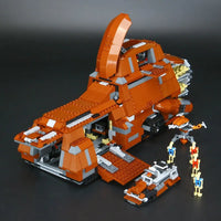 Thumbnail for Building Blocks Star Wars MOC Trade Federation MTT Bricks Toys 05069 - 3