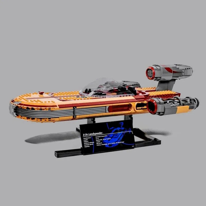 Building Blocks Star Wars UCS MOC Luke Skywalker’s Landspeeder Bricks Toy EU Construction Set Toys - 2