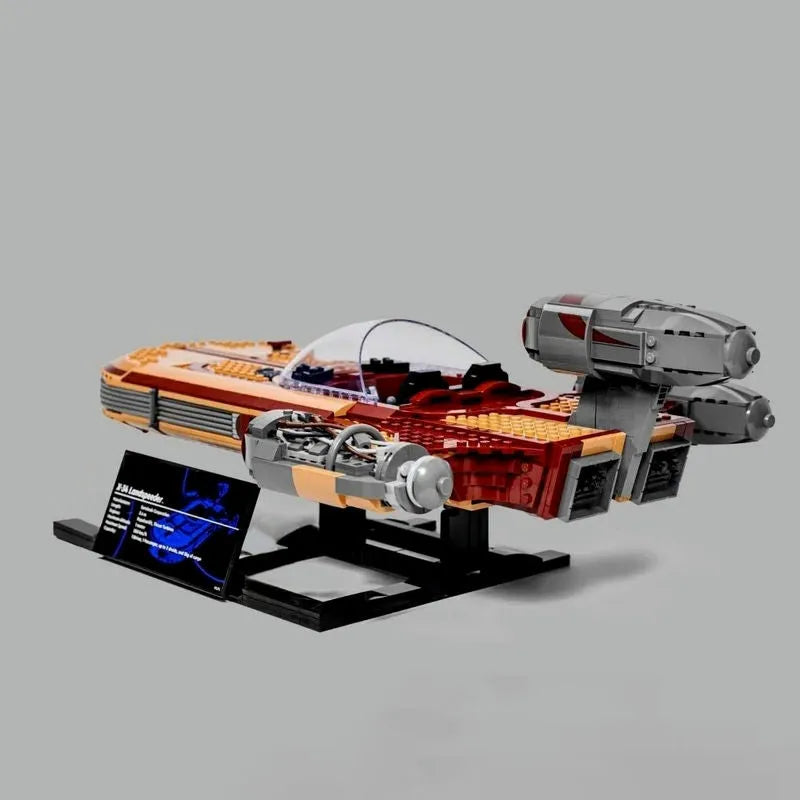 Building Blocks MOC Star Wars UCS Luke Skywalker’s Landspeeder Bricks Toys - 4