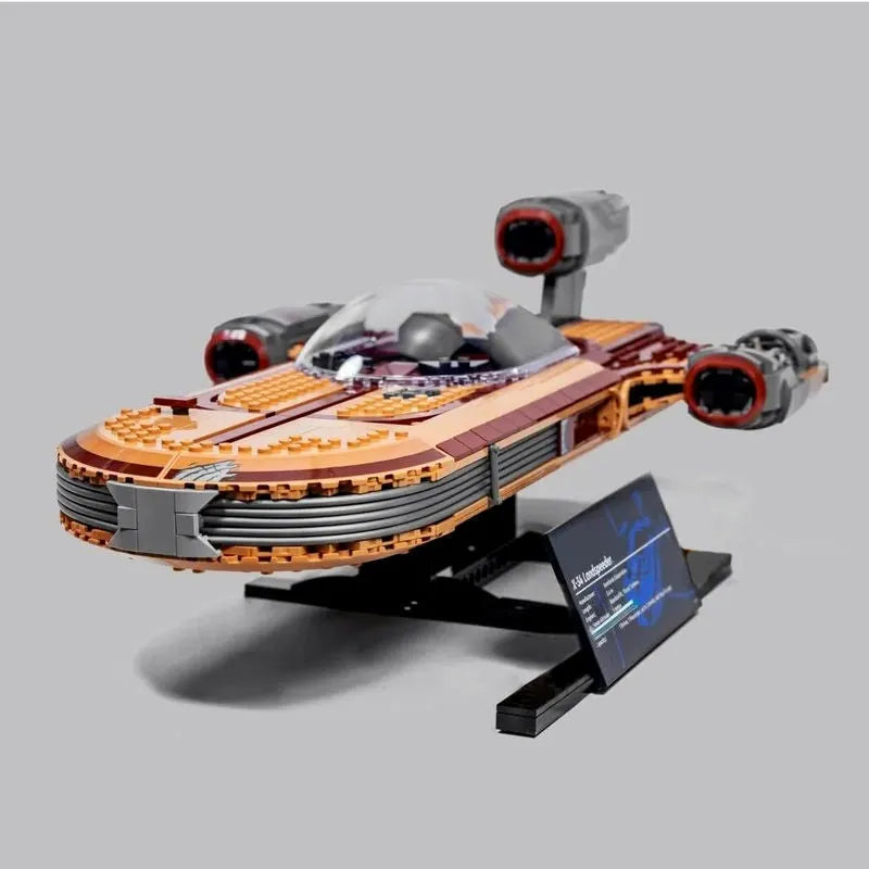 Building Blocks MOC Star Wars UCS Luke Skywalker’s Landspeeder Bricks Toys - 5