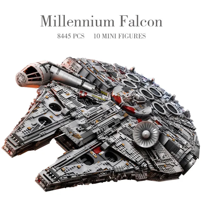 Building Blocks Star Wars MOC UCS Millennium Falcon Bricks Kids Toys Canada Stock - 2