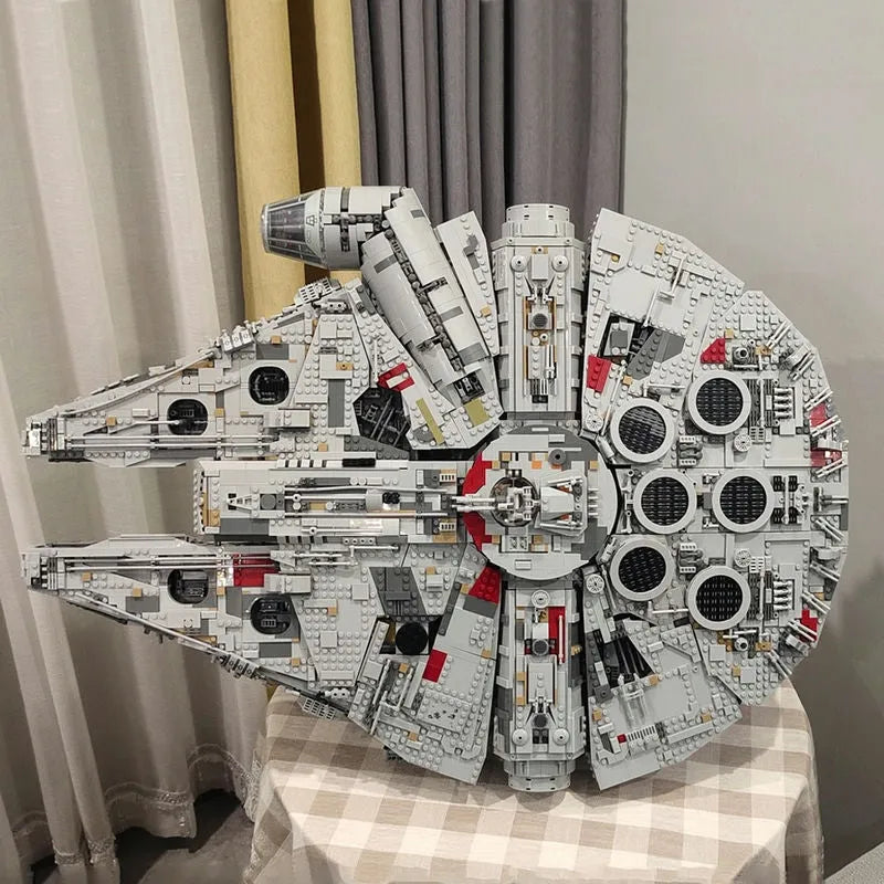 Building Blocks Star Wars MOC UCS Millennium Falcon Bricks Kids Toys Canada Stock - 9