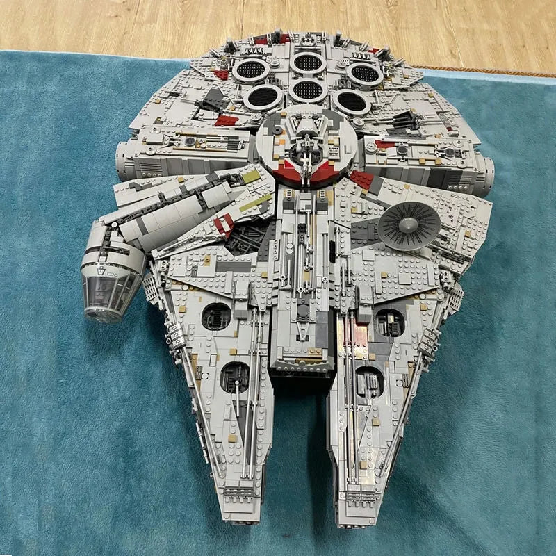 Building Blocks MOC Star Wars UCS Millennium Falcon Bricks Toy 05132 - 13