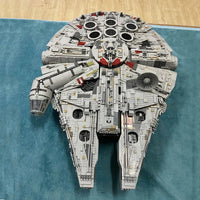 Thumbnail for Building Blocks MOC Star Wars UCS Millennium Falcon Bricks Toy 05132 - 13