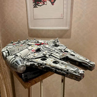 Thumbnail for Building Blocks MOC Star Wars UCS Millennium Falcon Bricks Toy 05132 - 17