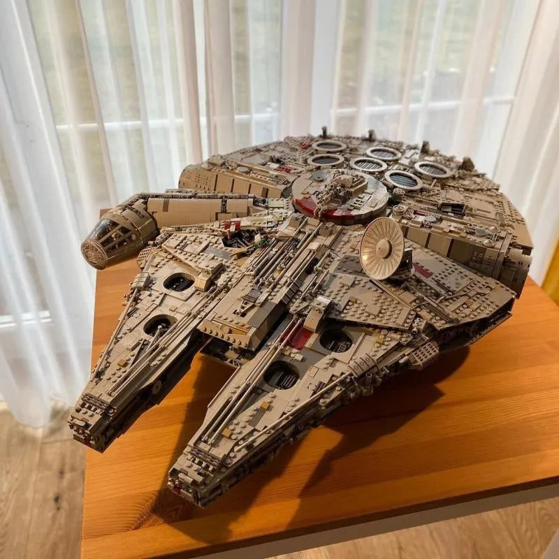 Building Blocks MOC Star Wars UCS Millennium Falcon Bricks Toy 05132 - 18