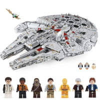 Thumbnail for Building Blocks MOC Star Wars UCS Millennium Falcon Bricks Toy 05132 - 7