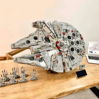 Thumbnail for Building Blocks MOC Star Wars UCS Millennium Falcon Bricks Toy 05132 - 16