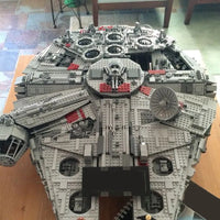 Thumbnail for Building Blocks Star Wars MOC UCS Millennium Falcon Bricks Toys 05033 Construction Set Toys - 7
