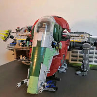 Thumbnail for Building Blocks Star Wars MOC UCS Slave I One Bricks Toy 05037 - 9