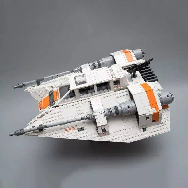 Building Blocks Star Wars UCS MOC Snowspeeder Aircraft Bricks Toys - 2
