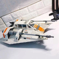 Thumbnail for Building Blocks Star Wars UCS MOC Snowspeeder Aircraft Bricks Toys Construction Set Toys - 4