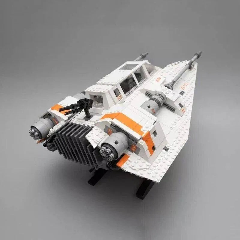 Building Blocks Star Wars UCS MOC Snowspeeder Aircraft Bricks Toys - 5