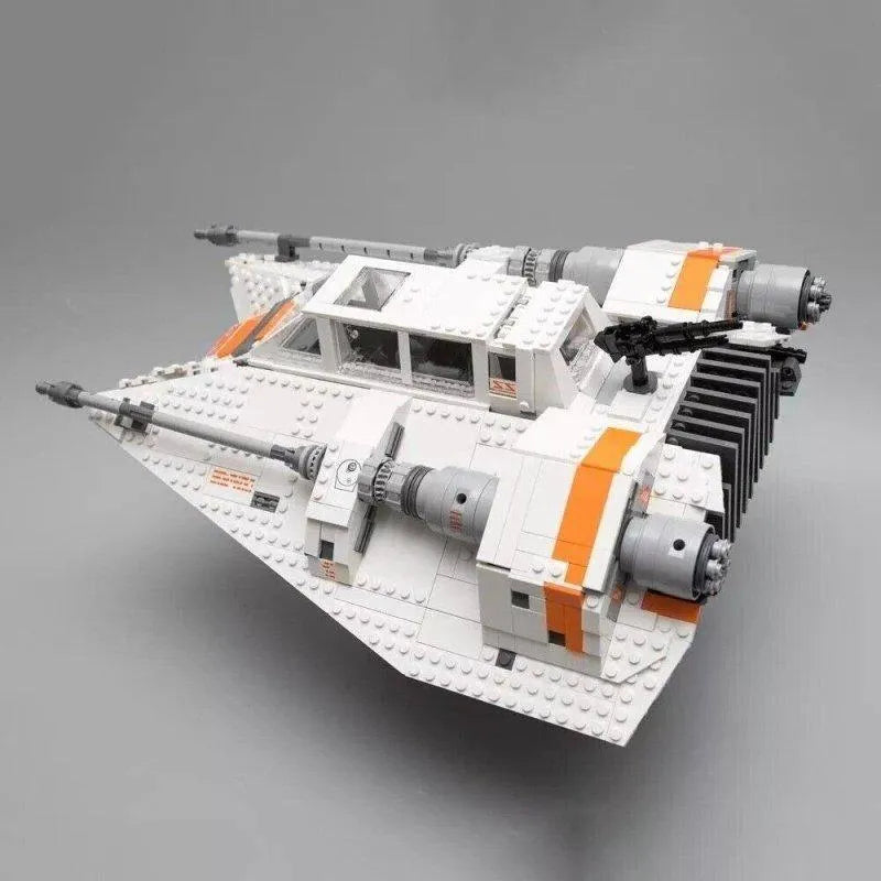 Building Blocks Star Wars UCS MOC Snowspeeder Aircraft Bricks Toys - 6