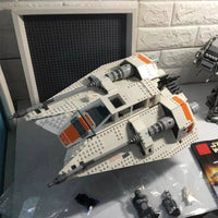 Thumbnail for Building Blocks Star Wars UCS MOC Snowspeeder Aircraft Bricks Toys Construction Set Toys - 7