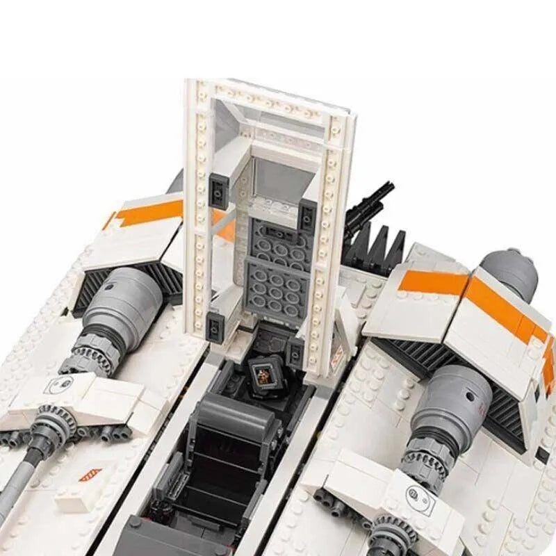 Building Blocks Star Wars UCS MOC Snowspeeder Aircraft Bricks Toys - 8