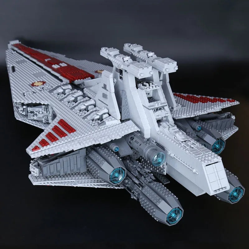 MOC Star Wars Venator Class Republic Attack Cruiser Bricks Toy