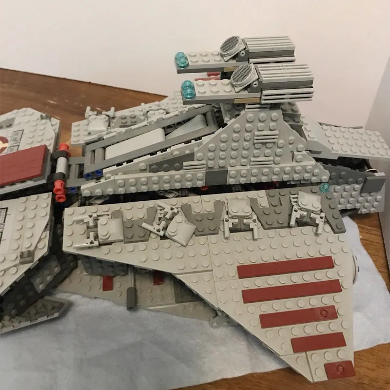 Building Blocks MOC Star Wars Venator Republic Attack Cruiser Bricks Toys - 9