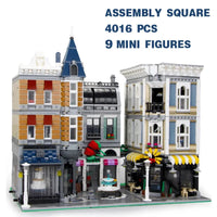Thumbnail for Building Blocks MOC Street Expert City Assembly Square Bricks Toy 15019 - 3