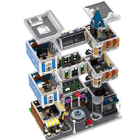 Thumbnail for Building Blocks MOC Street Expert City Assembly Square Bricks Toy 15019 - 11