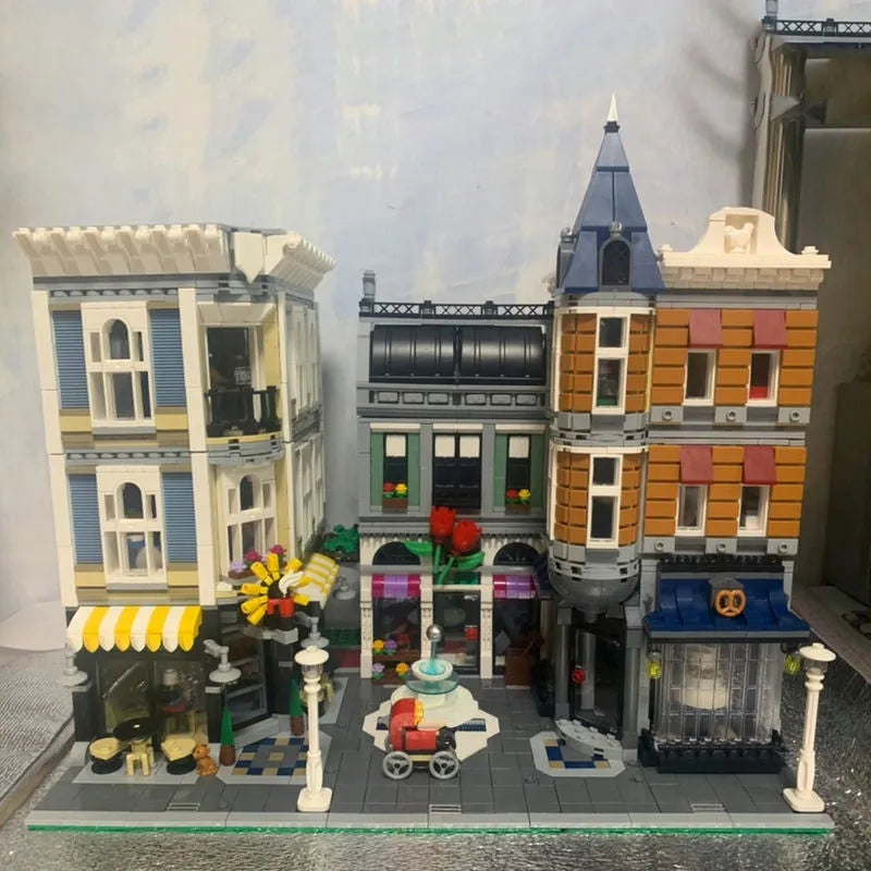 Building Blocks MOC Street Expert City Assembly Square Bricks Toy 15019 - 5