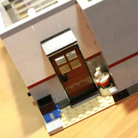 Thumbnail for Building Blocks MOC Street Expert City Corner Garage Bricks Toy 15042 - 11