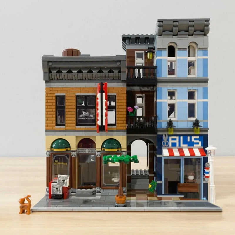 Building Blocks Street Expert Creator City Detective’s Office Bricks Toy EU - 1