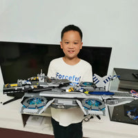 Thumbnail for Building Blocks Super Hero MOC 07043 SHIELD Helicarrier Bricks Toys Construction Set Toys - 18