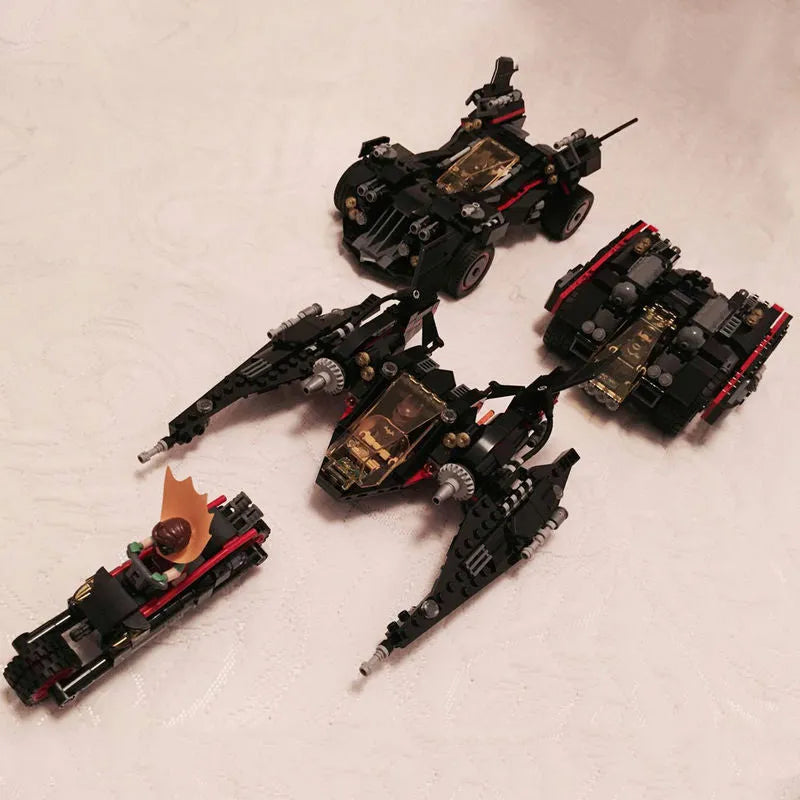 Building Blocks Super Hero MOC 07077 Ultimate Batman Batmobile Car Bricks Toy Construction Set Toys - 5