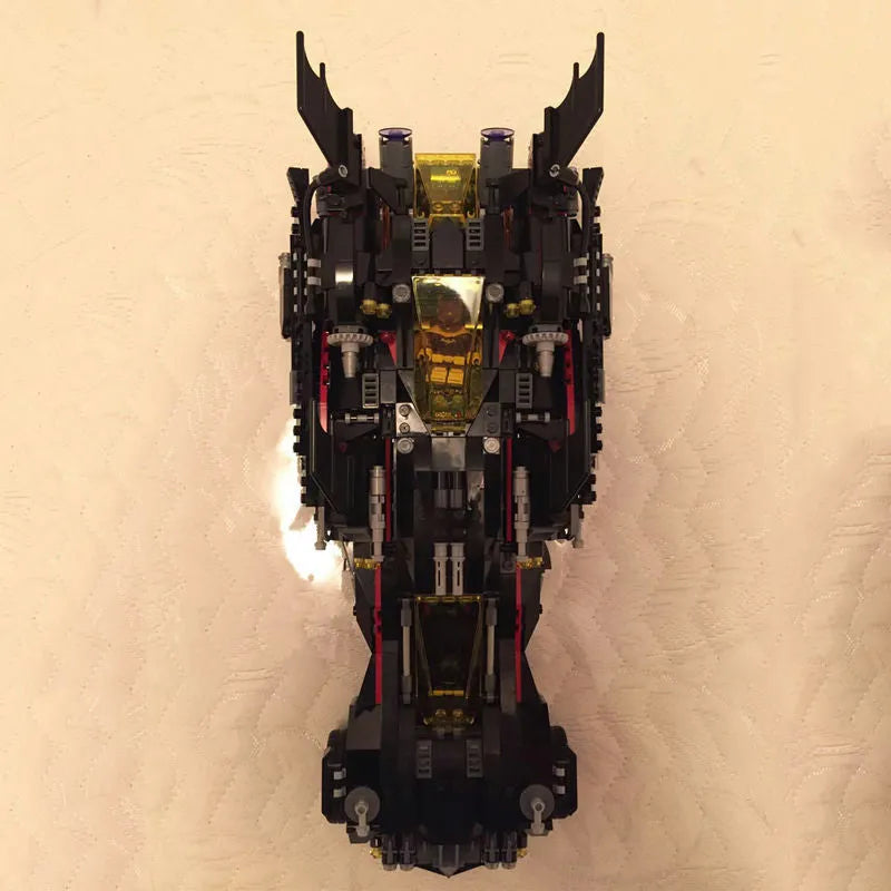 Building Blocks Super Hero MOC 07077 Ultimate Batman Batmobile Car Bricks Toy Construction Set Toys - 7