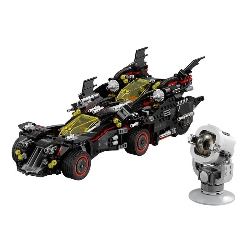 Building Blocks Super Hero MOC 07077 Ultimate Batman Batmobile Car Bricks Toy Construction Set Toys - 2