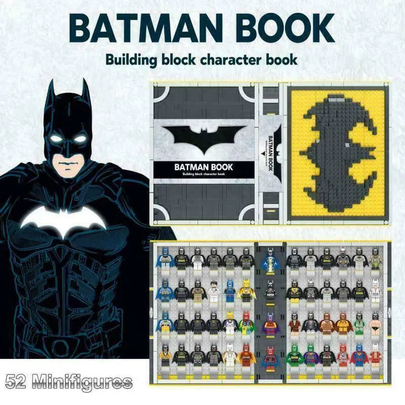 Building Blocks Super Hero MOC 13002 Batman Book Collection Bricks Toy - 4
