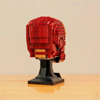 Thumbnail for Building Blocks Super Hero MOC 50015 Iron Man Bust Marvel Bricks Toy - 3