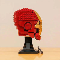 Thumbnail for Building Blocks Super Hero MOC 50015 Iron Man Bust Marvel Bricks Toy - 2