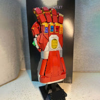 Thumbnail for Building Blocks Super Hero MOC 66018 Marvel Iron Man Nano Gauntlet Bricks Toy - 3
