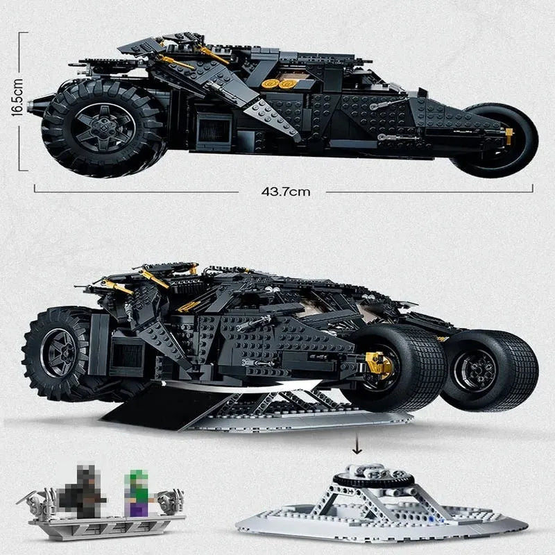 Building Blocks MOC Super Hero Batman Ultimate Batmobile Tumbler Car Toys - 4